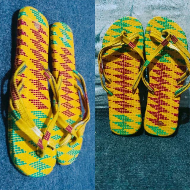 BonDass Kente Slippers