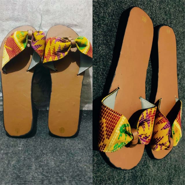 BonDass Kente Slippers