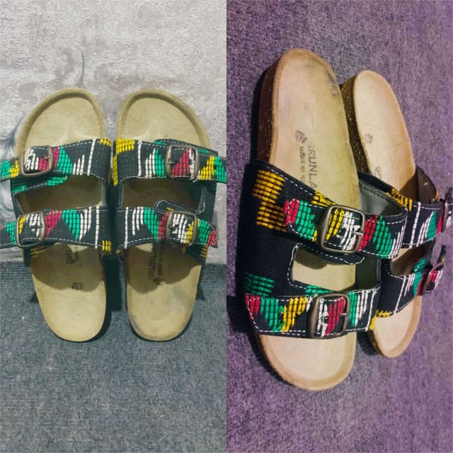 BonDass Kente Berk Slippers