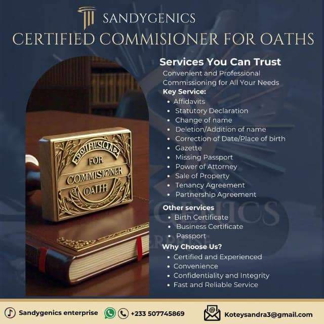 Commissioner for Oaths
