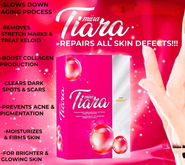 Miira-Tiara, General Skincare Supplement. Corrects all skin Defects