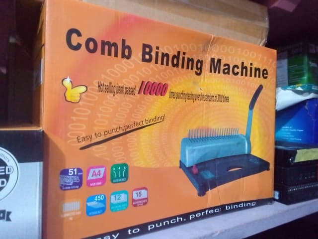 A4 Super Quality Binding Machine