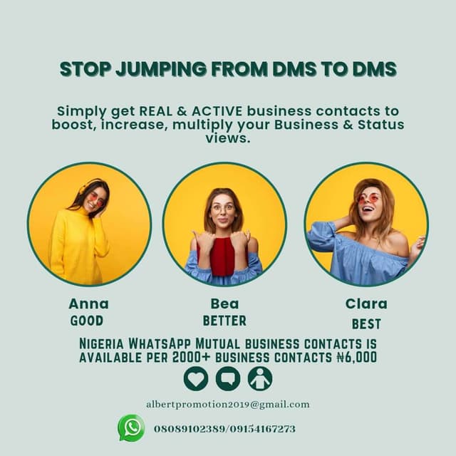 WhatsApp contacts views