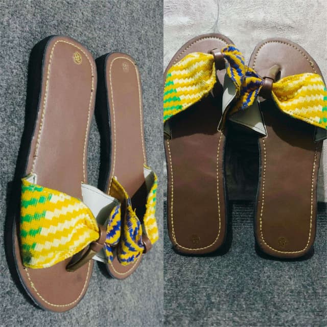 BonDass Kente Slippers
